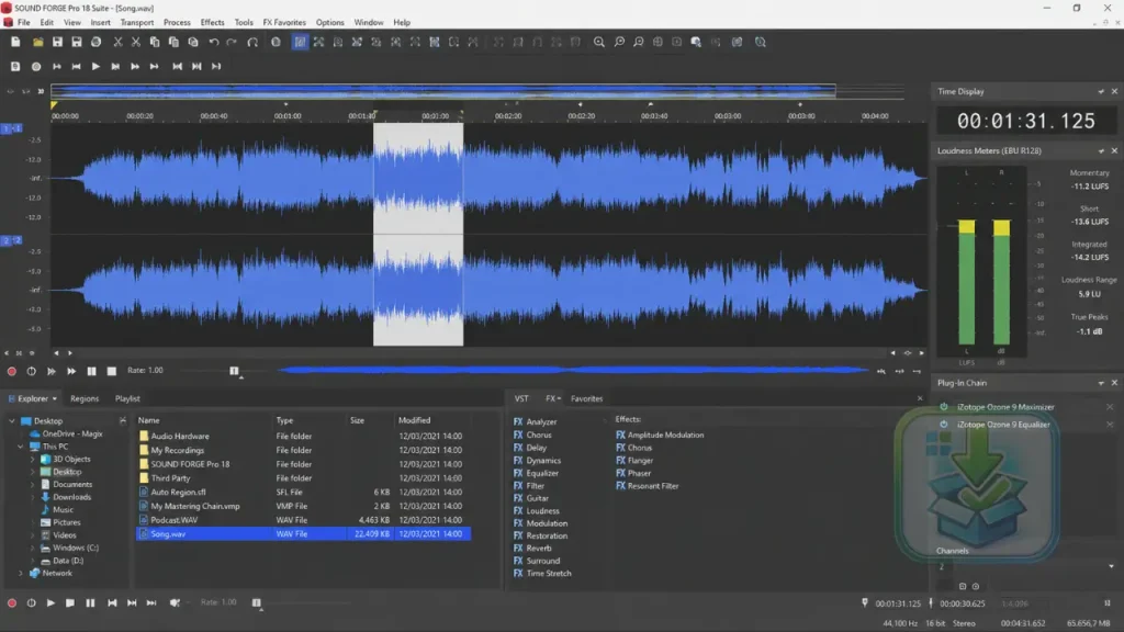 MAGIX SOUND FORGE Pro Suite Versão Completa